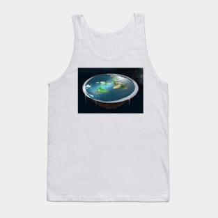 Flat Earth, illustration (C040/3991) Tank Top